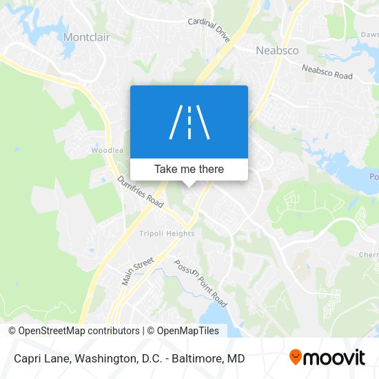 Capri Lane map