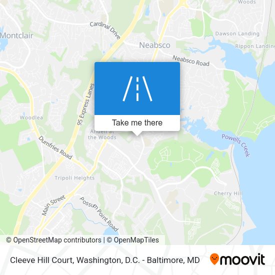 Cleeve Hill Court map