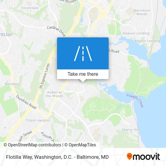 Flotilla Way map