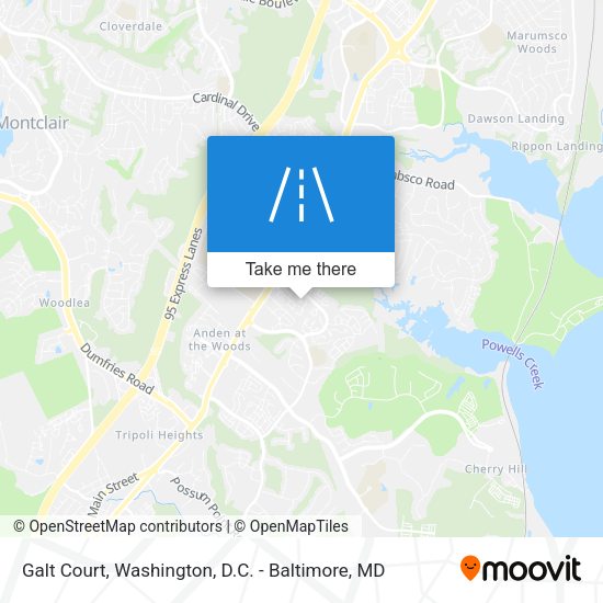 Galt Court map