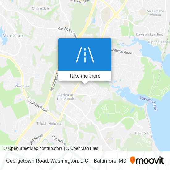 Georgetown Road map