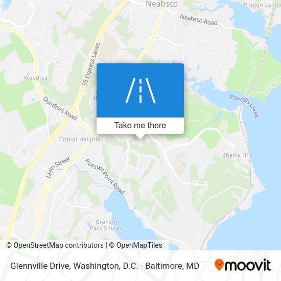 Glennville Drive map