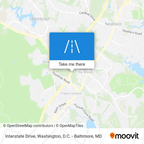 Interstate Drive map