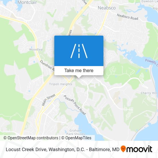 Locust Creek Drive map