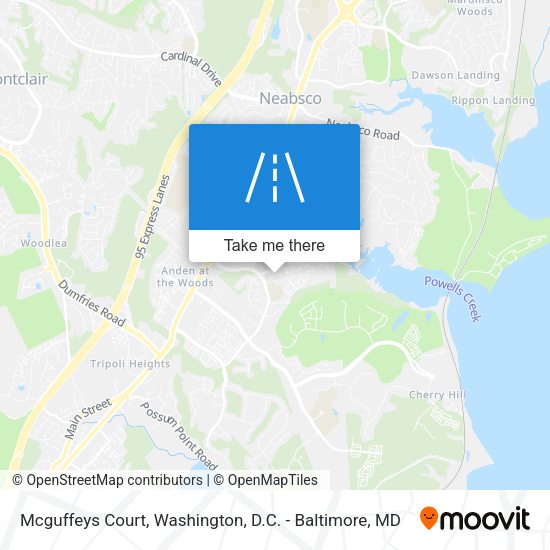 Mcguffeys Court map