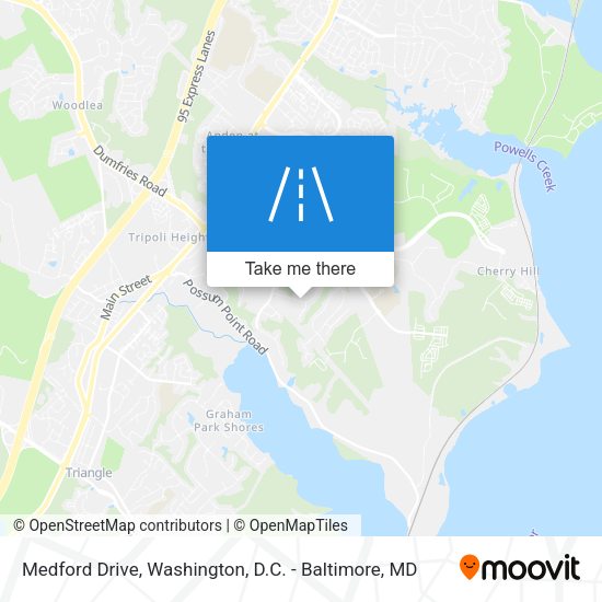 Medford Drive map