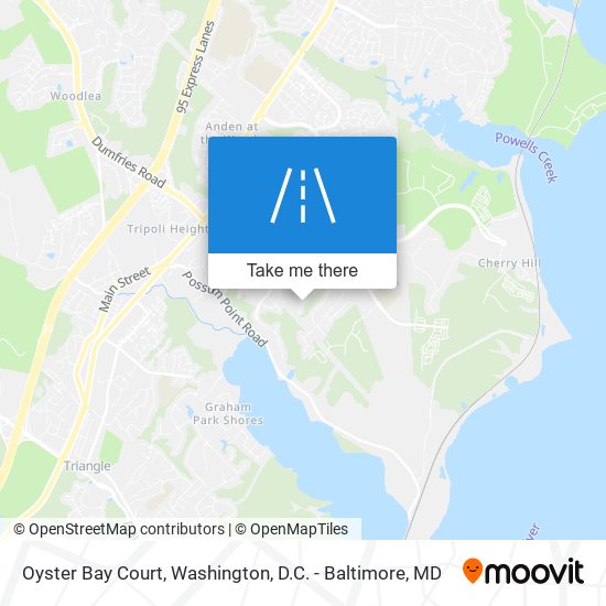 Oyster Bay Court map