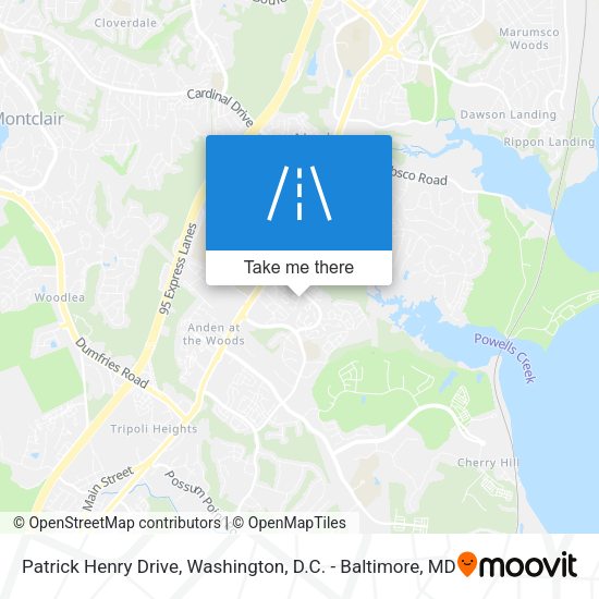 Patrick Henry Drive map