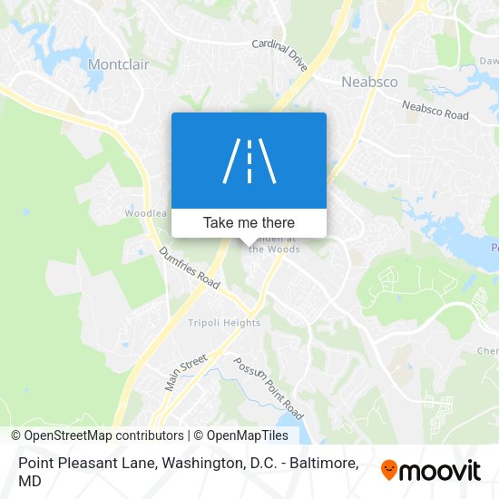 Mapa de Point Pleasant Lane