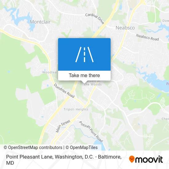 Point Pleasant Lane map