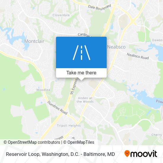 Reservoir Loop map