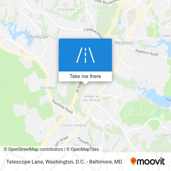 Telescope Lane map