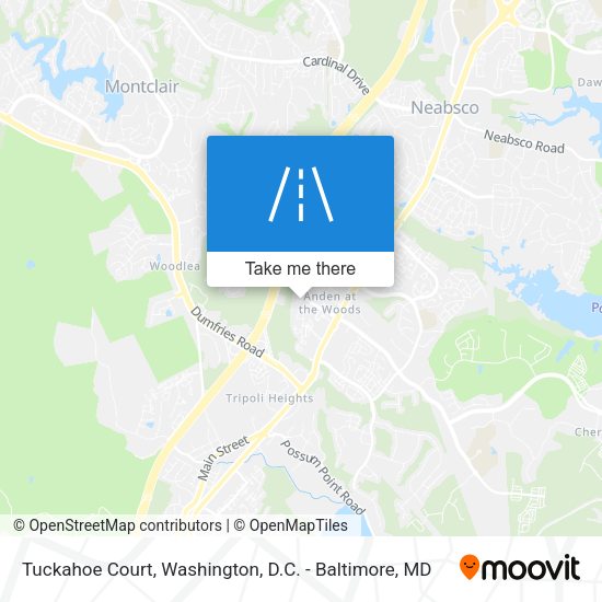 Tuckahoe Court map