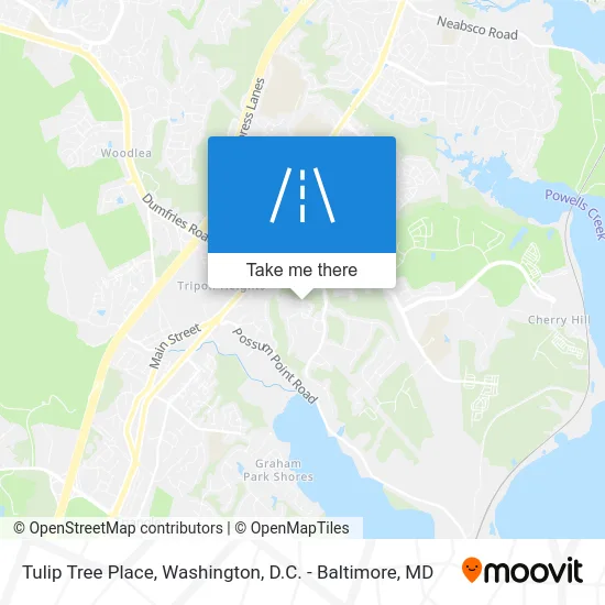 Tulip Tree Place map