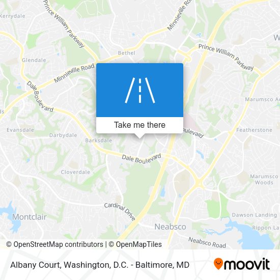 Albany Court map