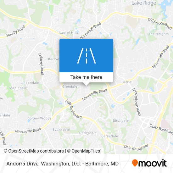 Mapa de Andorra Drive