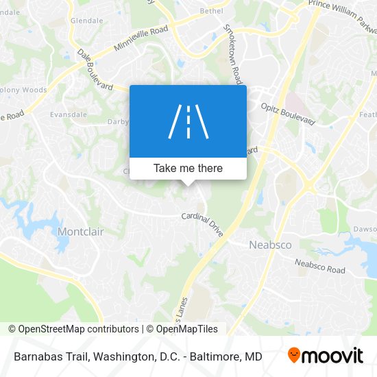 Barnabas Trail map