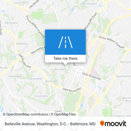 Belleville Avenue map