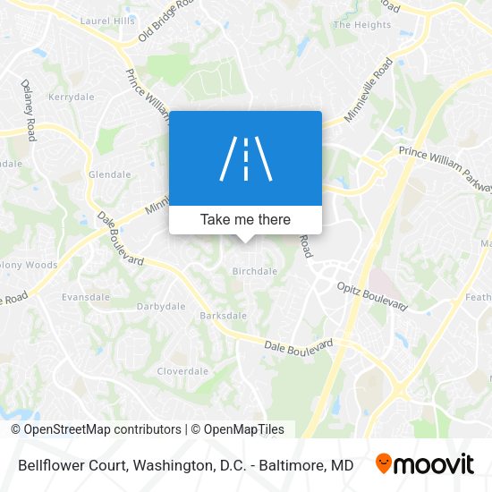 Mapa de Bellflower Court