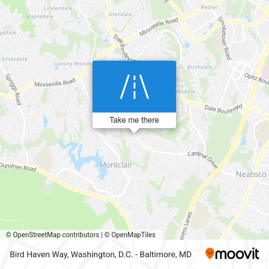 Mapa de Bird Haven Way