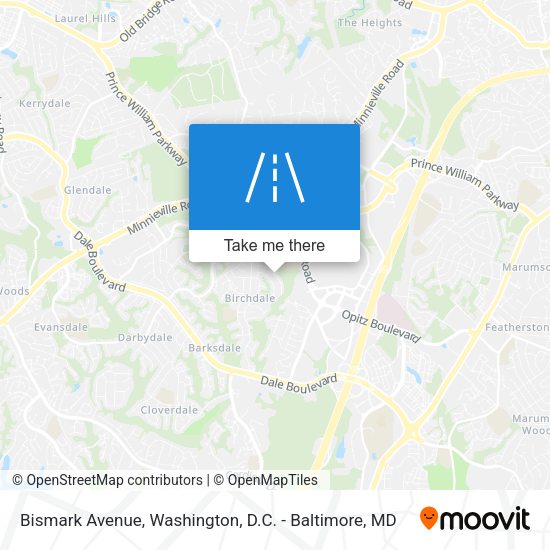 Bismark Avenue map