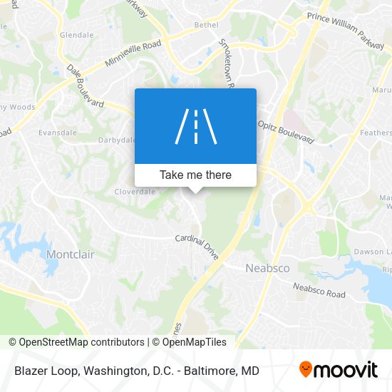 Blazer Loop map