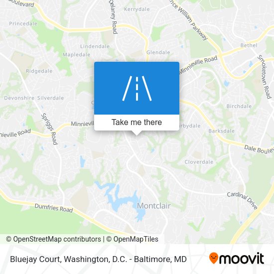 Bluejay Court map