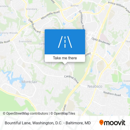 Bountiful Lane map