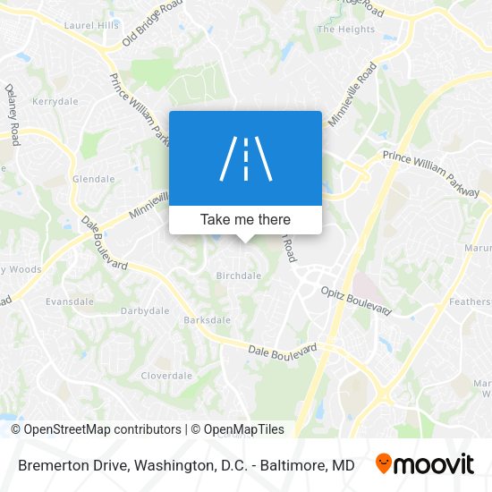 Bremerton Drive map
