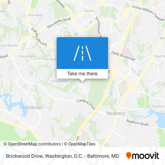 Brickwood Drive map