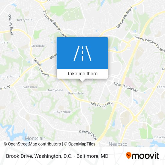 Brook Drive map