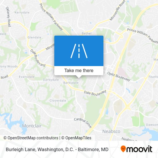 Burleigh Lane map
