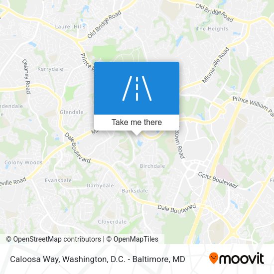 Caloosa Way map