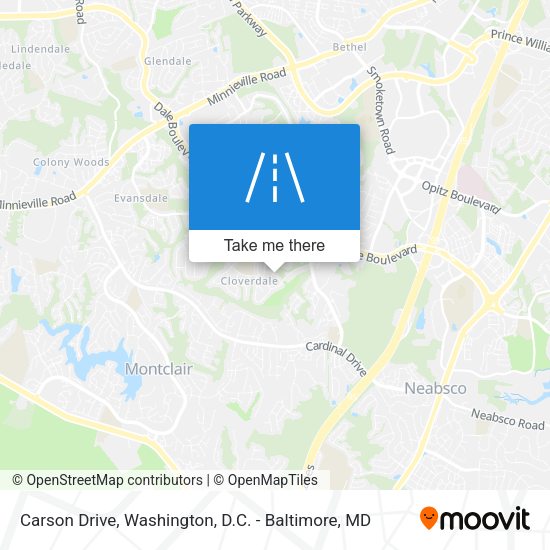 Mapa de Carson Drive