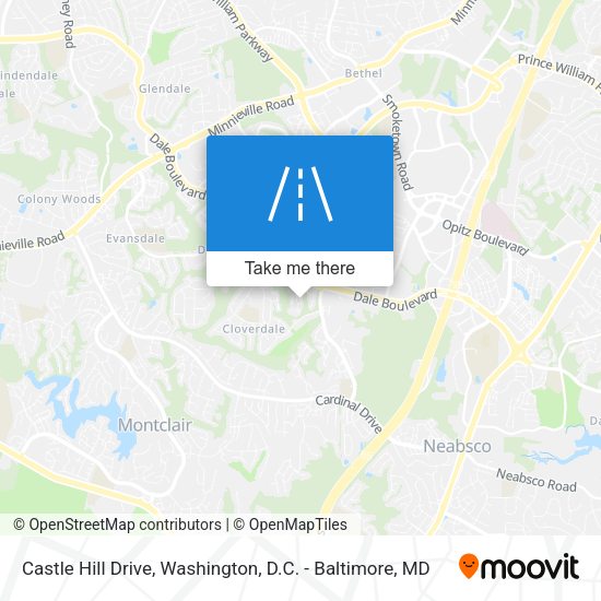 Mapa de Castle Hill Drive
