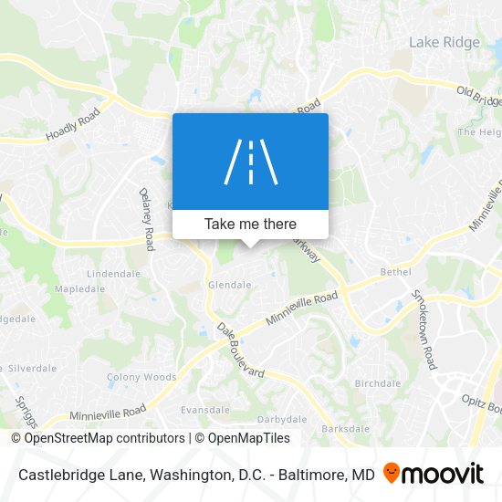 Mapa de Castlebridge Lane