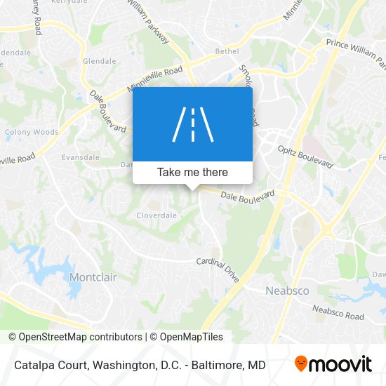 Catalpa Court map