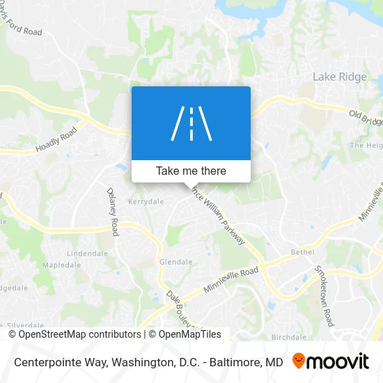 Centerpointe Way map