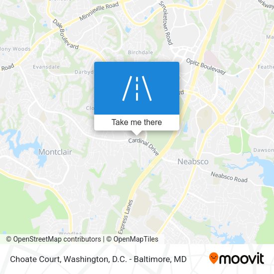 Choate Court map