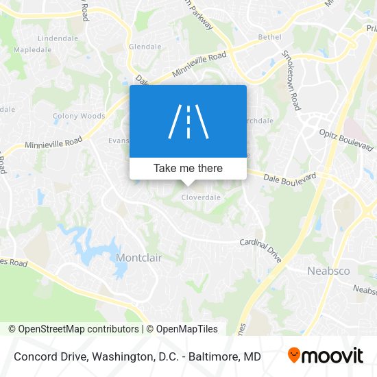 Mapa de Concord Drive