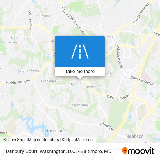 Mapa de Danbury Court