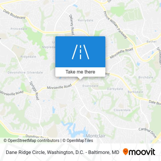 Mapa de Dane Ridge Circle