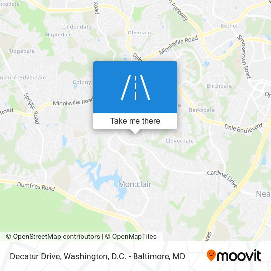 Decatur Drive map