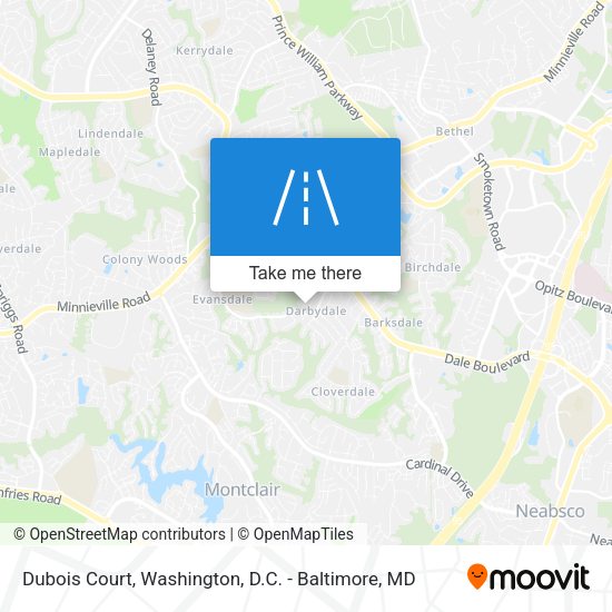 Dubois Court map