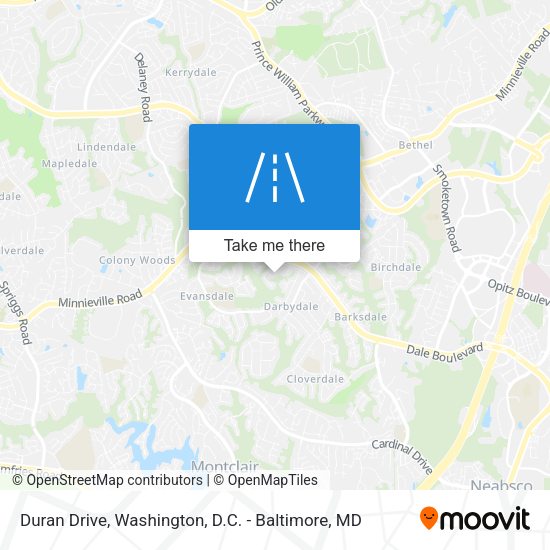 Duran Drive map