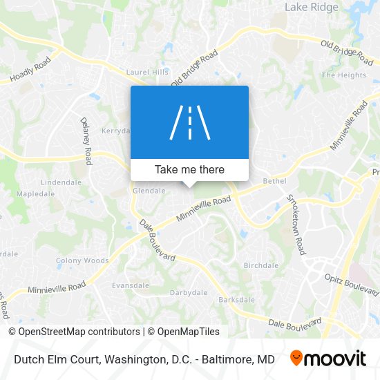 Dutch Elm Court map
