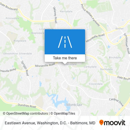 Mapa de Eastlawn Avenue