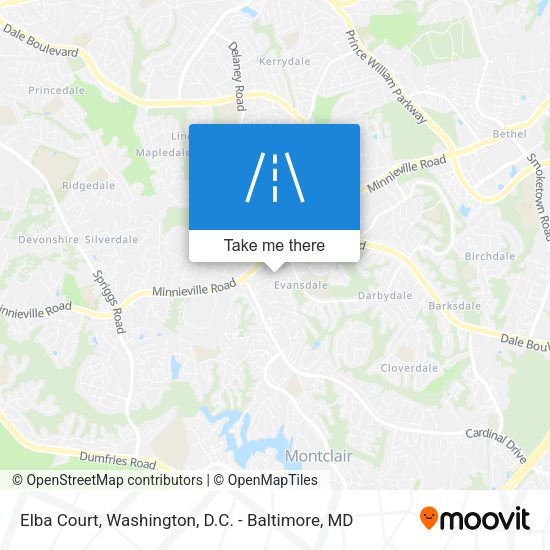 Elba Court map