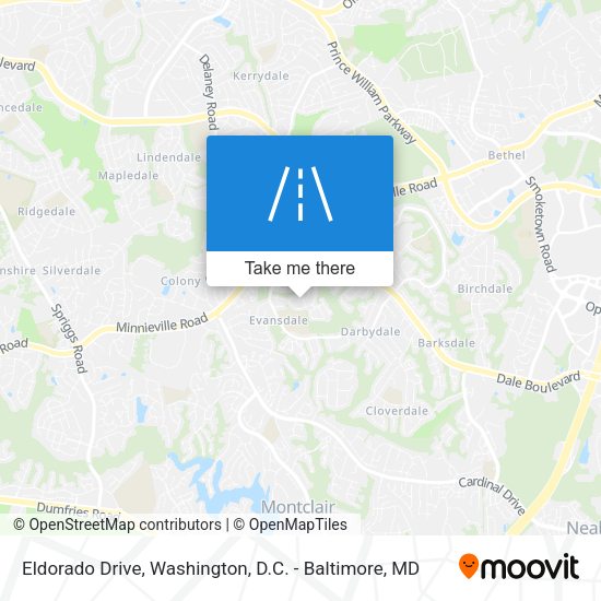 Eldorado Drive map