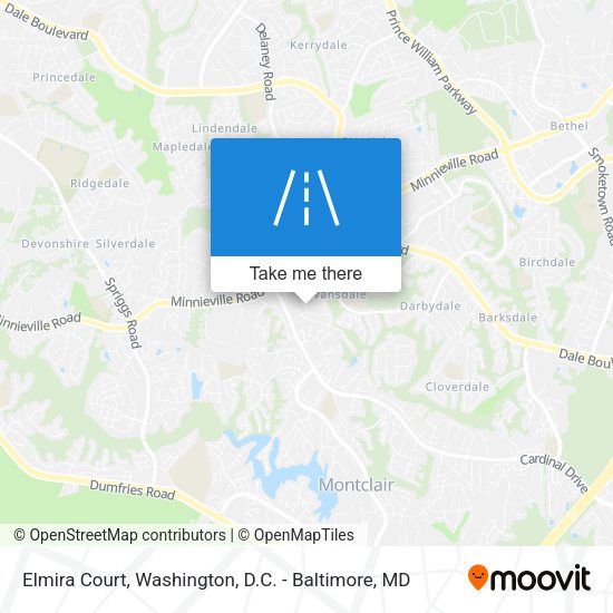 Elmira Court map